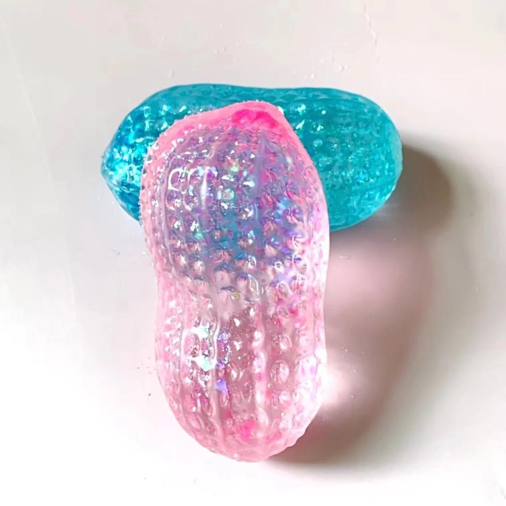 Slow Rising Peanut Fidget Toy Slow Rebound Peanut Squeeze Toys Peanut Squishy Toy Kids Toys