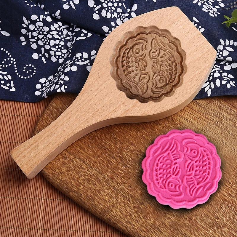 1 шт. Форма для изготовления лунного пряника, торт середины осени, самодельная форма для выпечки под давлением, сырный пирог с фасолью, реквизит для домашней выпечки