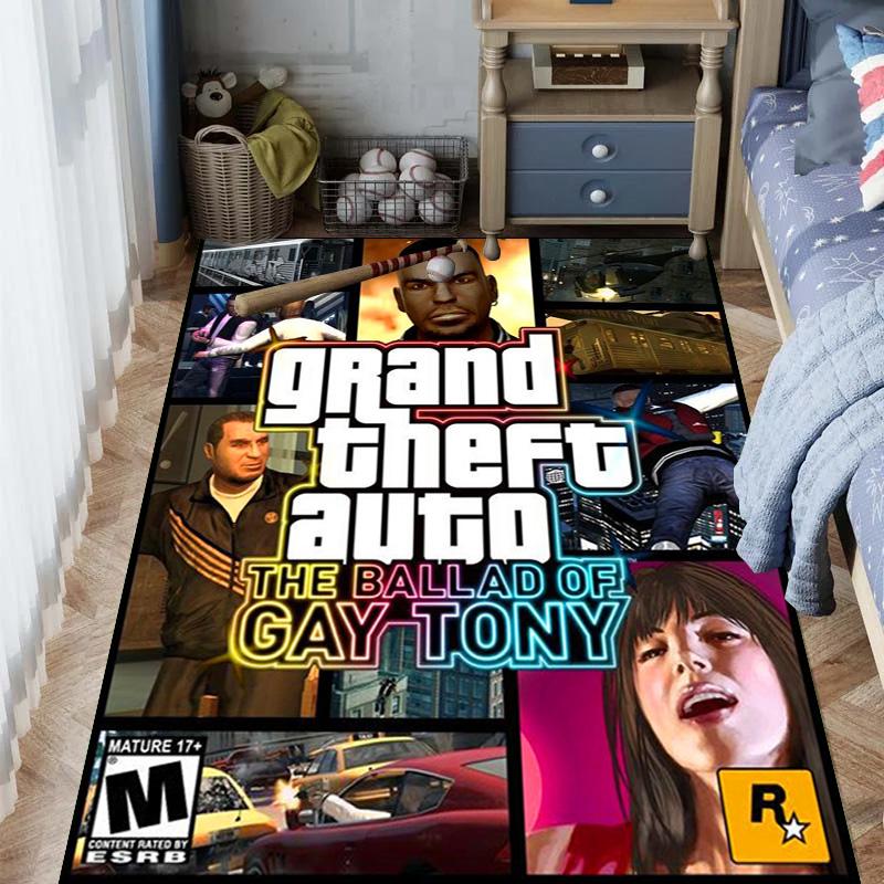 Grand Theft Auto Online: High-Octane Adventure carpet Suitable for all seasons Home Decor Fashion Christmas gifts Art