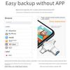 Устройство чтения карт памяти OTG 4-в-1 для устройств Apple, Type-C и Android