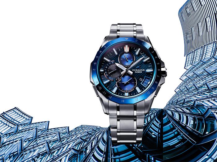 Casio Мужские аналоговые кварцевые часы OCW-G2000RA-1A с водозащитой 100 м