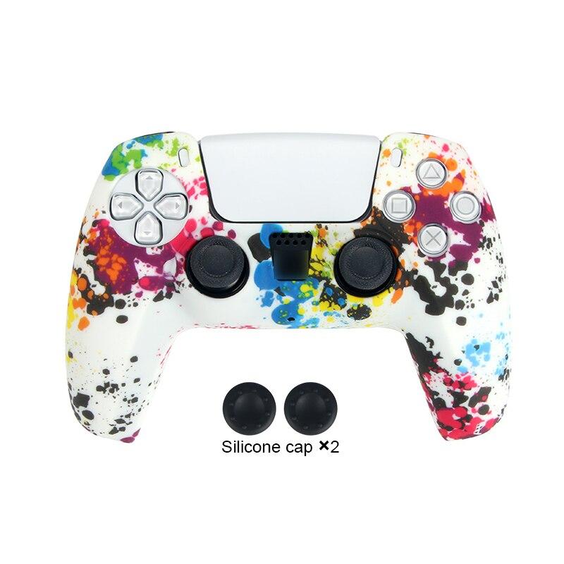 DATA FROG Противоскользящий силиконовый чехол, защитный чехол для кожи для Playstation 5, защитный чехол для контроллера PS5, аксессуары для геймпада