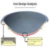 120cm Commercial Heavy-Duty Round-Bottom Cast Iron Wok