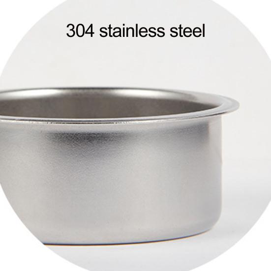 Фильтр для кофе 51/54 мм с мелкой сеткой, пищевой антипригарный, легко чистится, быстрая фильтрация, нержавеющая сталь, корзина для фильтра эспрессо для кофеварки