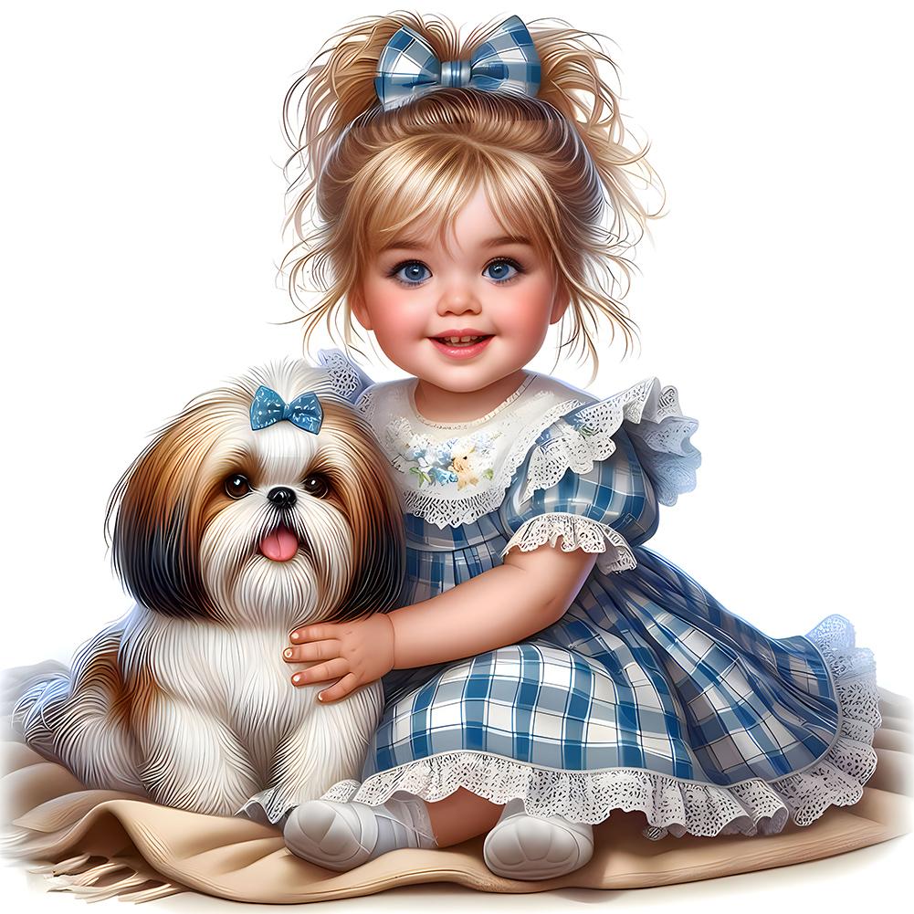 5D DIY Girl Series Diamond Painting Decor Full Round Drill Diamond Painting Girl Kit Home Decor Art Craft