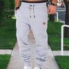 Мужские спортивные брюки на шнурке с эластичной резинкой на талии, однотонные карманы, мягкие дышащие эластичные мужские брюки с ремешками на щиколотке для бега в тренажерном зале