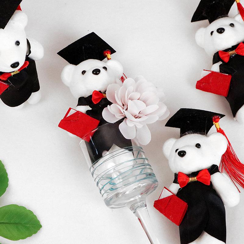 5/10 шт./упак. букет цветов, упаковка своими руками, регалии, шапка, маленький медведь, день учителя, животные, куклы, подарки на выпускной, выпускной год