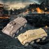 2 шт. Пластиковые 4D Наборы моделей для сборки 1:72-й Бронированный Разведывательный Автомобиль Игровой Микро-Пейзаж