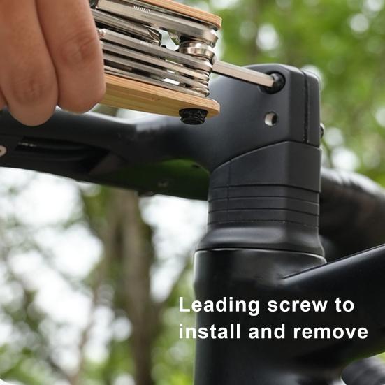 Инструмент для ремонта велосипеда Портативный складной 16-в-1 мультитул для велосипеда Сверхмощный металлический дорожный горный велосипед Костный ключ Инструмент для обслуживания велосипедных аксессуаров