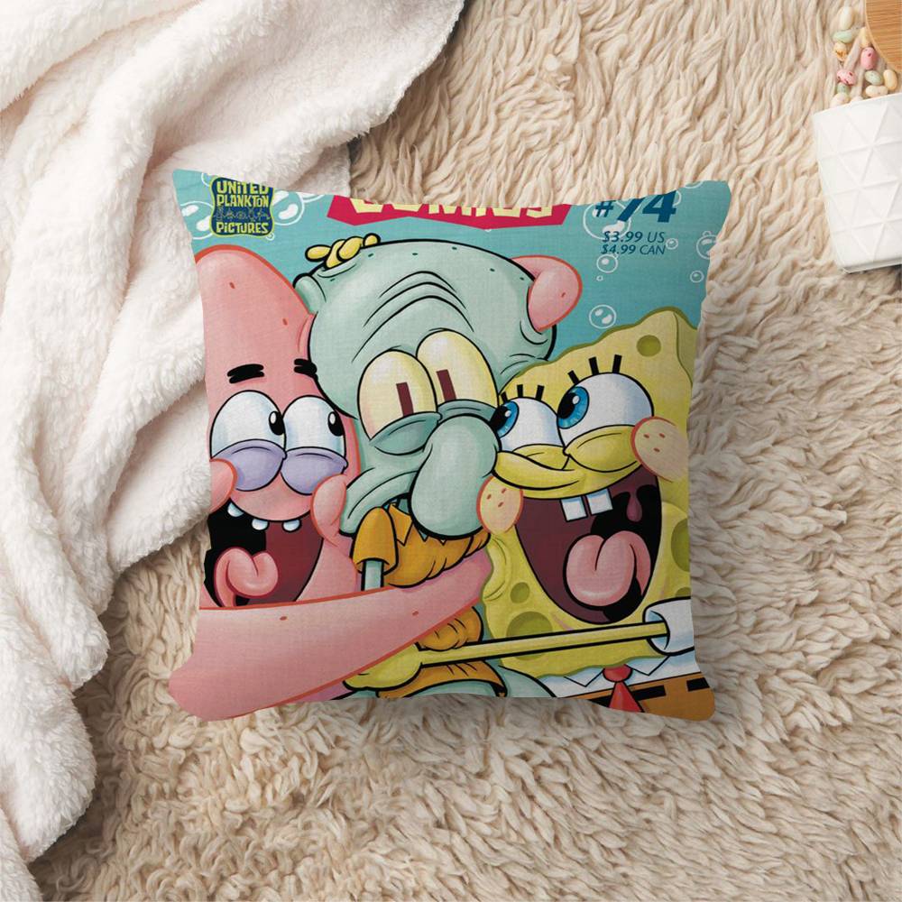 Cartoon SSpongebobs pillow cover sofa cushion cover home room decoration children gift
