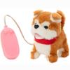 Iwaya Walking Akita Dog Stuffed Animal Walks and Barks Remote-controlled Can-Can Battery-operated 3159-3