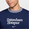 Nike Футбольный спортивный мягкий свитшот с круглым вырезом Club Tottenham Hotspur Striped Letter, мужская толстовка Binary-Blue FQ3011-424