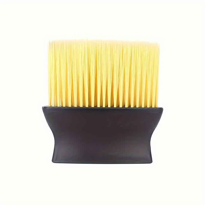 2-in-1 Car Detailing Brush Set, Soft Yellow & Stiff Black Bristles, for Dashboard, Air Vents, Button Detailing, Auto Interior Cleaning Tools