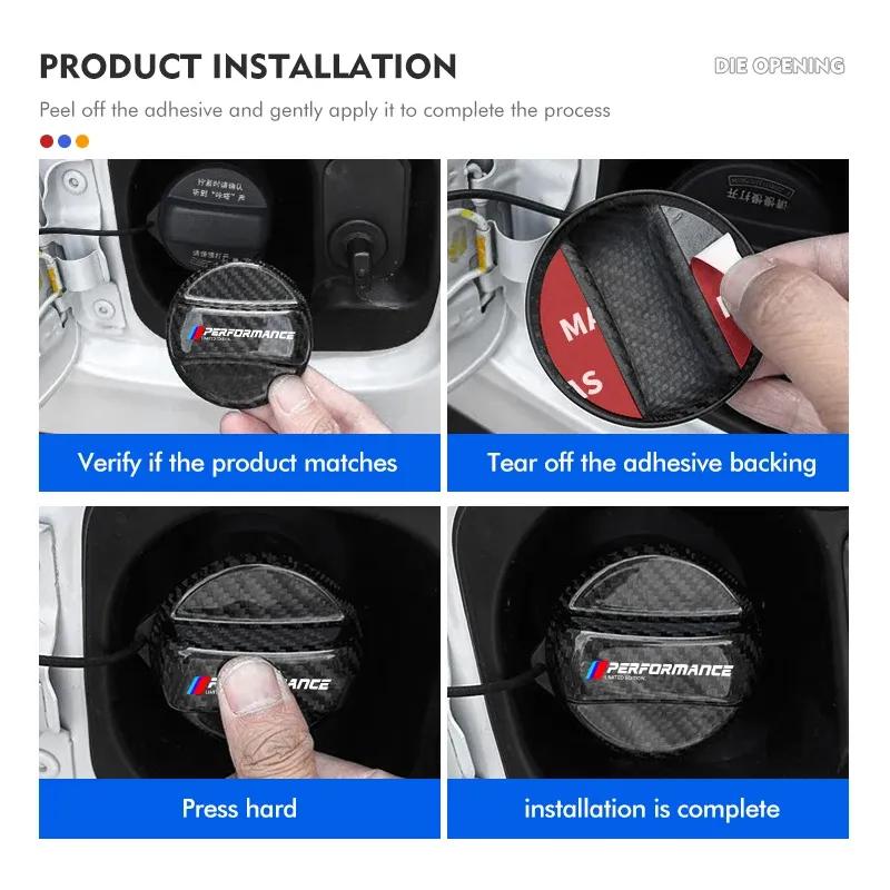 2025 New Car Carbon Fiber Fuel Tank Cap Oil Filler Cover Accessories For BMW X1 X2 X3 X4 X5 X6 X7 G20 G30 6GT E46 E90 E60 F10 E3