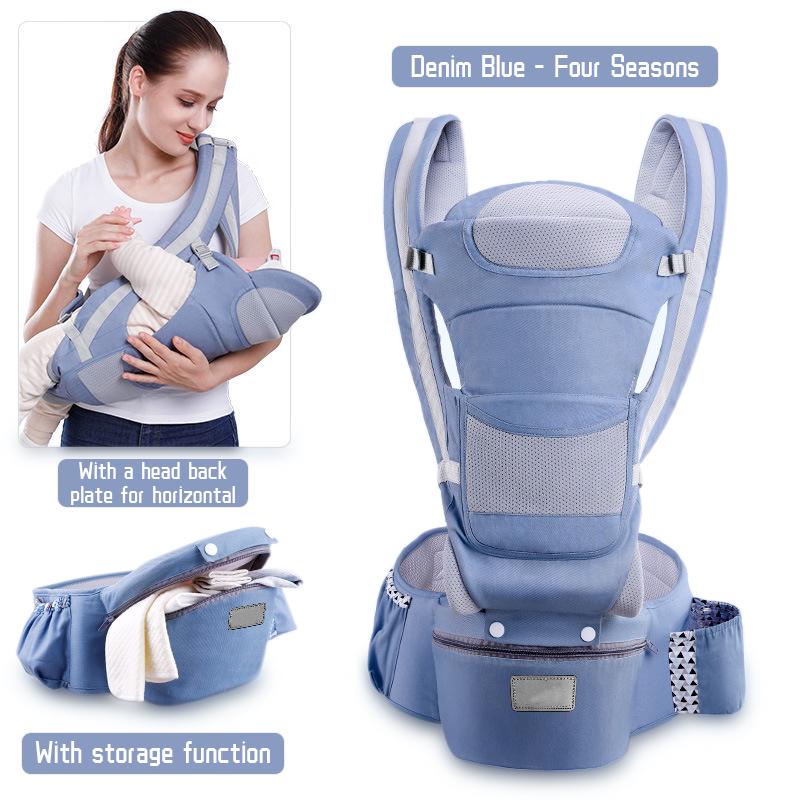 Рюкзак-кенгуру для новорожденных, безопасный, дышащий, эргономичный, регулируемый, слинг-рюкзак, PouchA