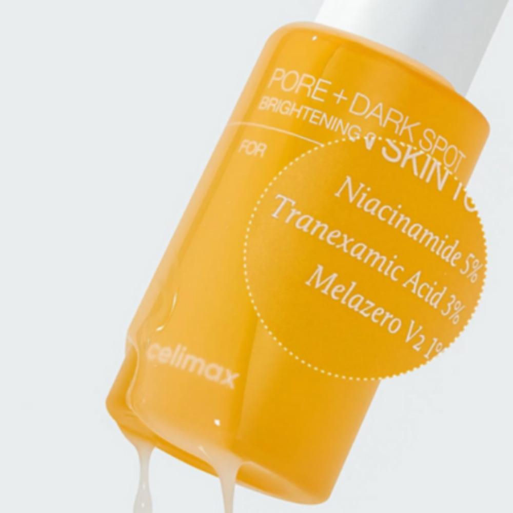 CELIMAX Средство для осветления темных пятен в порах 4 типа / крем, сыворотка, солнцезащитный крем, подушечки