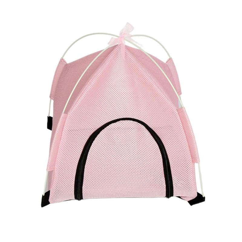 Простой летний вигвам для домика для питомца, комнатная палатка-вигвам для мелких животных, складное укрытие, мебель для питомца