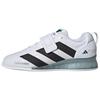 Адипауэр Тяжелоатлетические 3 'Cloud White Core Black Collegiate Green' Унисекс Тяжелоатлетическая Обувь IH8233