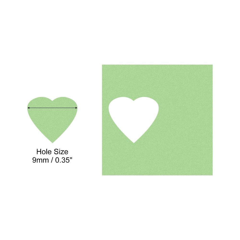 Сделай сам Резка бумаги Дырокол Сердце 9/16/25 мм Фигурный резак для бумаги Новый детский дырокол Дети