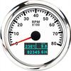 3000/4000/6000/7000/8000 RPM Meter 7 Color 85mm Tachometer 3in1 Water Temperature Oil Pressure Gauge for Marine Boat Car