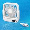 Вентилятор, USB-вентилятор, одобренный для судов, Магнитное основание, 6-10 часов работы от аккумулятора, Пятискоростное управление