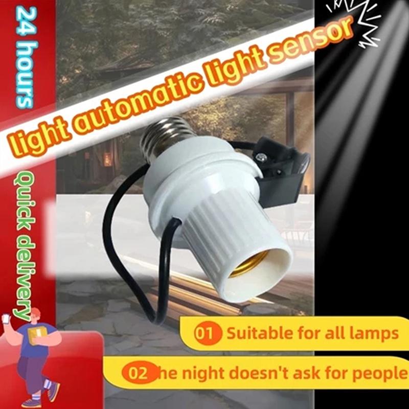 Sensor Light Fittings Automatic Patio Sensor Light Fittings/Day And Night Light Automatic Light Sensor Plug For All Lights.