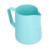 600ml Pointed Mouth Milk Frothing Pitcher Stainless Steel Thickened Milk Frother Cup for HomeBlue