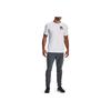 Under Armour Printed Training Loose Comfortable Crew Neck Straight Cut Short Sleeve T-Shirt Men Tops White 1366449-100