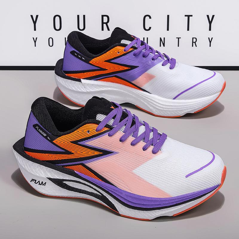 Новые кроссовки для бега больших размеров, марафонские кроссовки с карбоновой пластиной Flying 4 для мужчин и женщин, тренировочные кроссовки для корпуса и боковой части тела