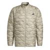 Adidas Down Jackets Men's Khaki Brown Stand Collar Moderate