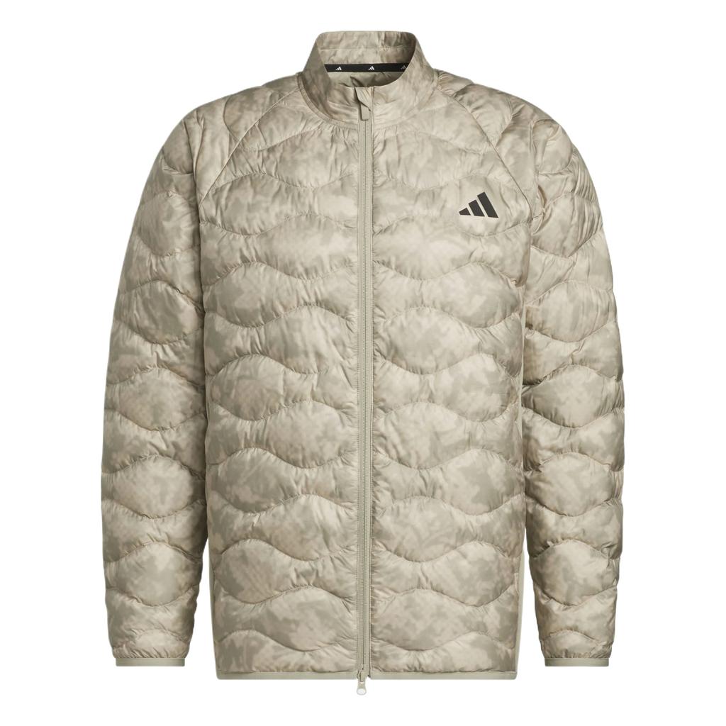 Adidas Down Jackets Men's Khaki Brown Stand Collar Moderate