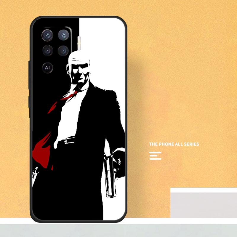 Man Hitman Agent Case For Oppo A74 A94 A54 A15 A17 A57 A6 A5 Pro A16 A76 A96 A40 A60 A80 A18 A38 A58 A78 A98