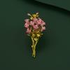 Rose Cluster Brooch, High-end Women's Exquisite and Versatile Brooch, Elegant and Refined Brooch
