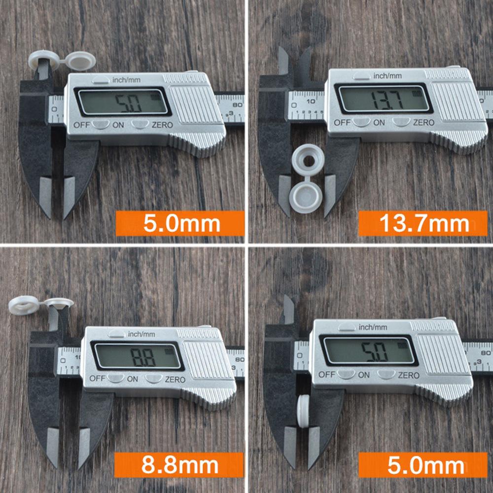 50PCS Practical Hinged Plastic Screw Fold Snap Protective Cap - Button Nuts Cover for Bolts Protect Furniture Exterior DecorGood product
