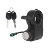 Electric Scooter Ignition Lock with Keys Easy To Use E-scooter Throttle Accelerator Starter Switch Lock for Kukirin G2 Pro/G2 Max