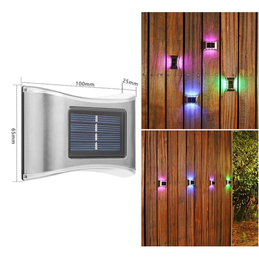 Солнечный настенный светильник, наружное украшение, сад, двор, домашний настенный светильник, водонепроницаемый светящийся вверх и вниз, уличный декоративный настенный светильник