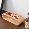 Yousheng Wooden 9-Piece Bartender Tool Holder Stand Bamboo Cocktail Shaker Set Organizer Storage Display Rack Free Standing Bartender Kit Holder