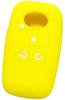Силиконовый чехол для смарт-ключа IKT для автомобилей Daihatsu и Toyota, 4 кнопки, Желтый/Новый Tanto