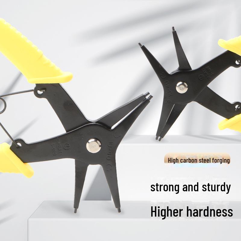 Многоцелевые плоскогубцы для стопорных колец: Внутренние и внешние, большой инструмент для стопорных колец, плоскогубцы для расширения стопорных колец