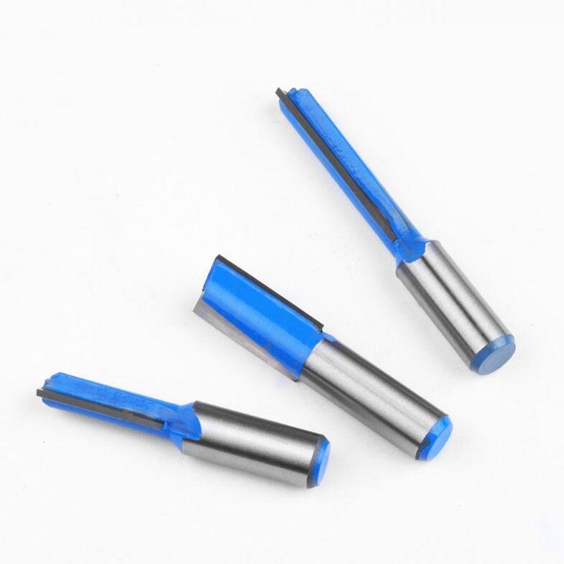 Удлиненная нижняя фреза, фреза для деревообработки, кромкообрезной станок, прямой резак, инструмент для деревообработки Lockhole, хвостовик 12 мм, 1/2 дюйма