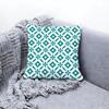 Bright Mosaic Pattern Print Cushion Cover Premium Comfort Reversible Pillow Cove Two in One Design for Any Room  Car Interior