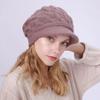 Twisted Duck Tongue Cap New Velvet Thickened Warm Wool Beret Autumn and Winter Ladies Knitted Cap