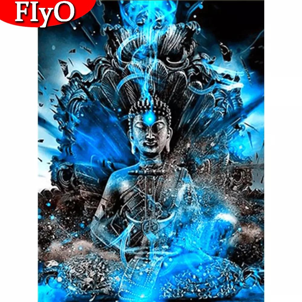 Diamond Painting Kit Religion Rhinestones 5D DIY Diamond Embroidery Cross Stitch Buddha Full Mosaic Decor For Home