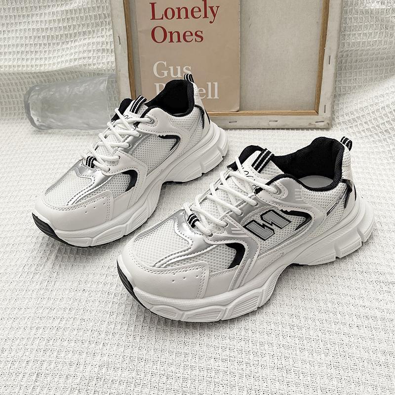 New Spring Autumn Women's Jogging Sneakers Fashion Casual White Breathable Tennis Low Top Vulcanized Shoes Outdoor Trainers