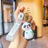 Adorable Panda Keychain Plush Doll Cute Silicone Car Key Ring Bag Charm