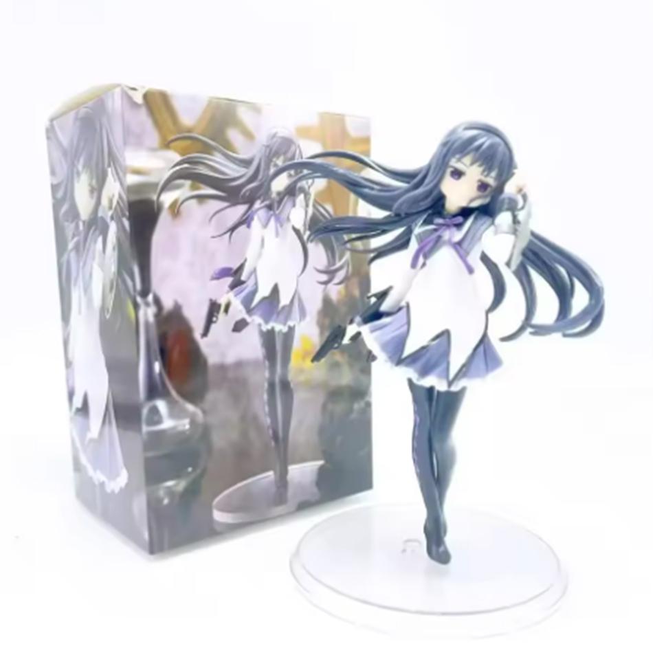 Gift Madoka Magica Figure Akemi Homura Anime PVC Gift Model Birthday Present Ornaments Collectible Toys children birthday gift