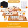 106Pcs Wooden Rummy Cube Game 106 Tiles Classic Board Game Board Games Rummy Tiles  Family Game