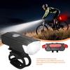 Bike Light Set USB Rechargeable Bike Light Front Light Red Taillight Easy To Install 3 Modes Bicycle Accessories for the Bicycle