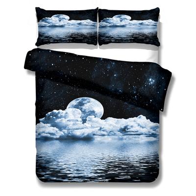 Комплект постельного белья Lunar Moon Duvet Cover Set King Queen Double Full Twin Single Size