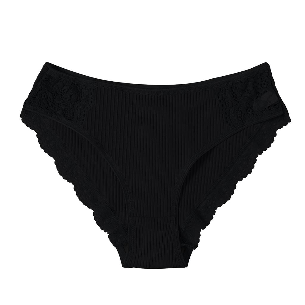 Comfort Cotton Panties Lace 6pcs Underwear Set Briefs Women Fashion Sexy Lace Intimates Plus Size Mxxl
